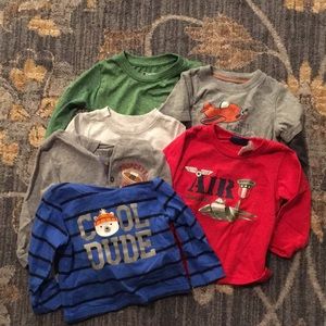 EUC 18M long sleeved shirt bundle